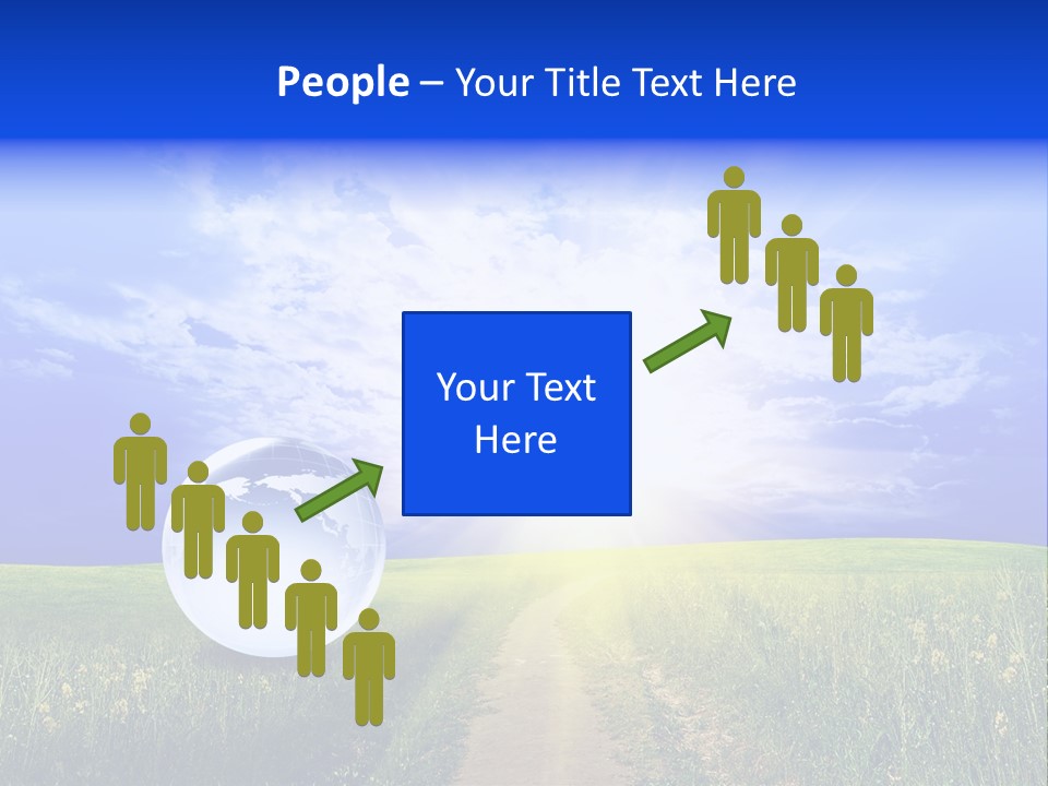 Writing Itting Human PowerPoint Template