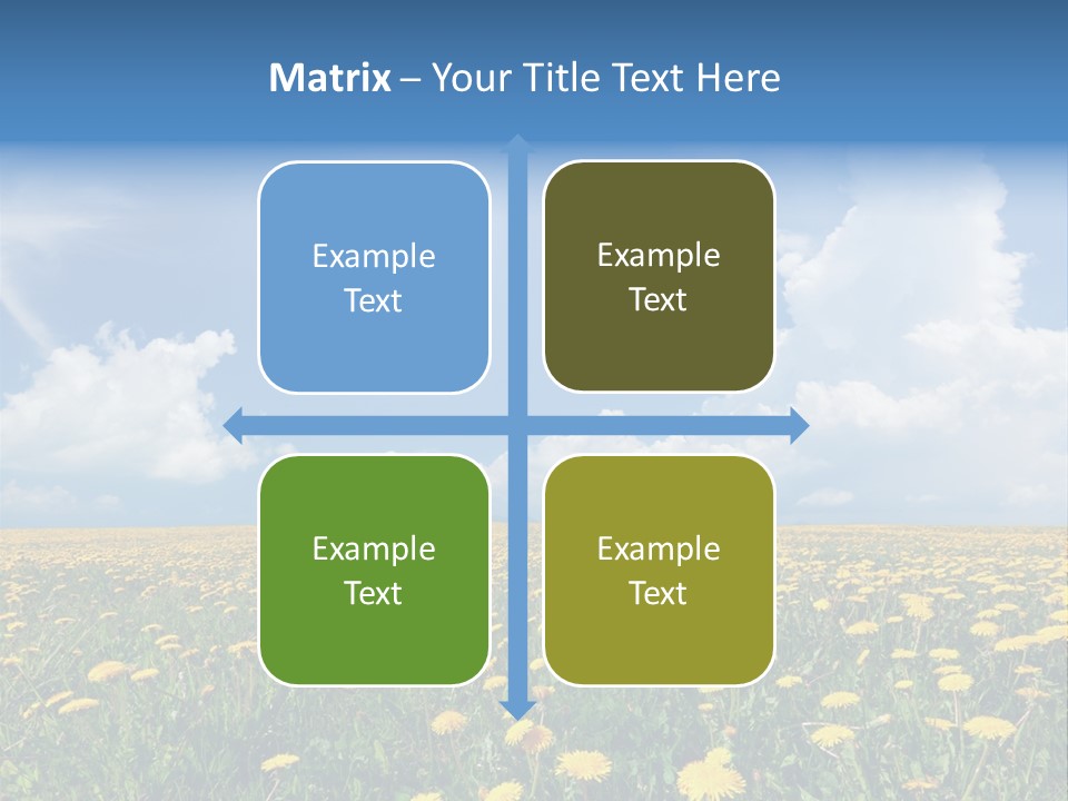 Outside Summer White PowerPoint Template