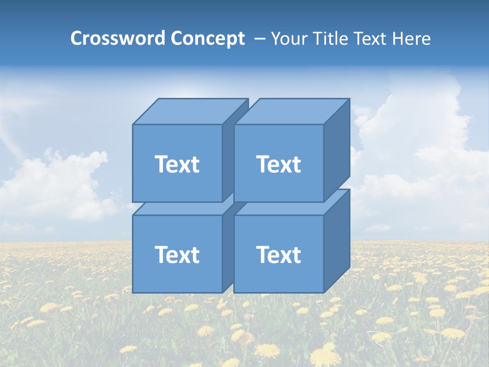 Outside Summer White PowerPoint Template