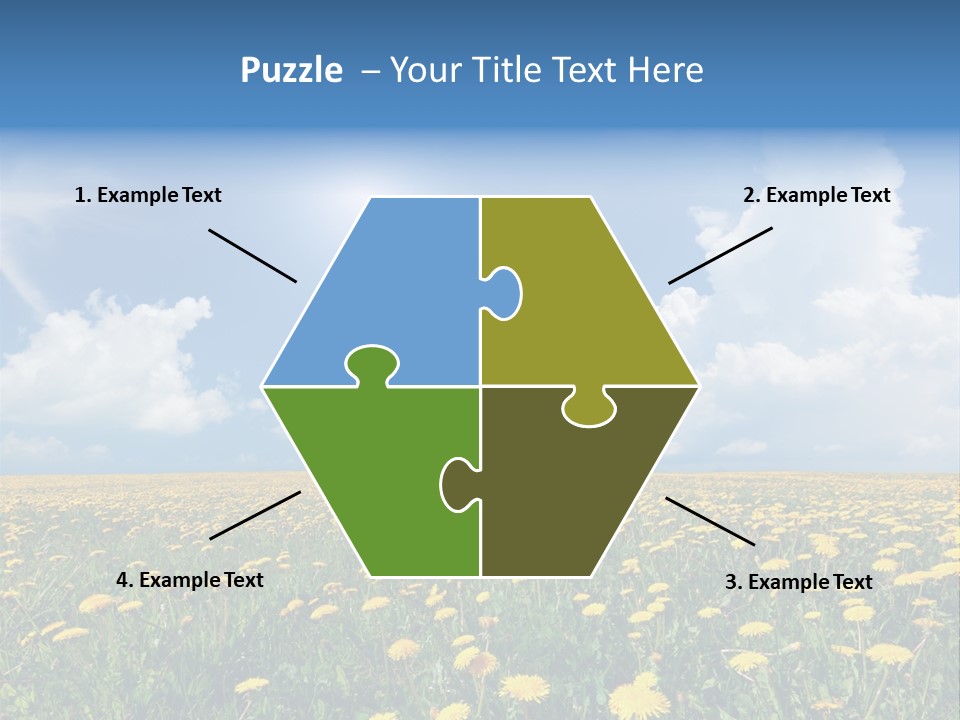 Outside Summer White PowerPoint Template