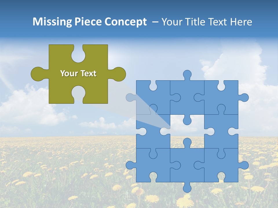 Outside Summer White PowerPoint Template