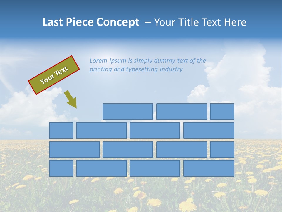 Outside Summer White PowerPoint Template