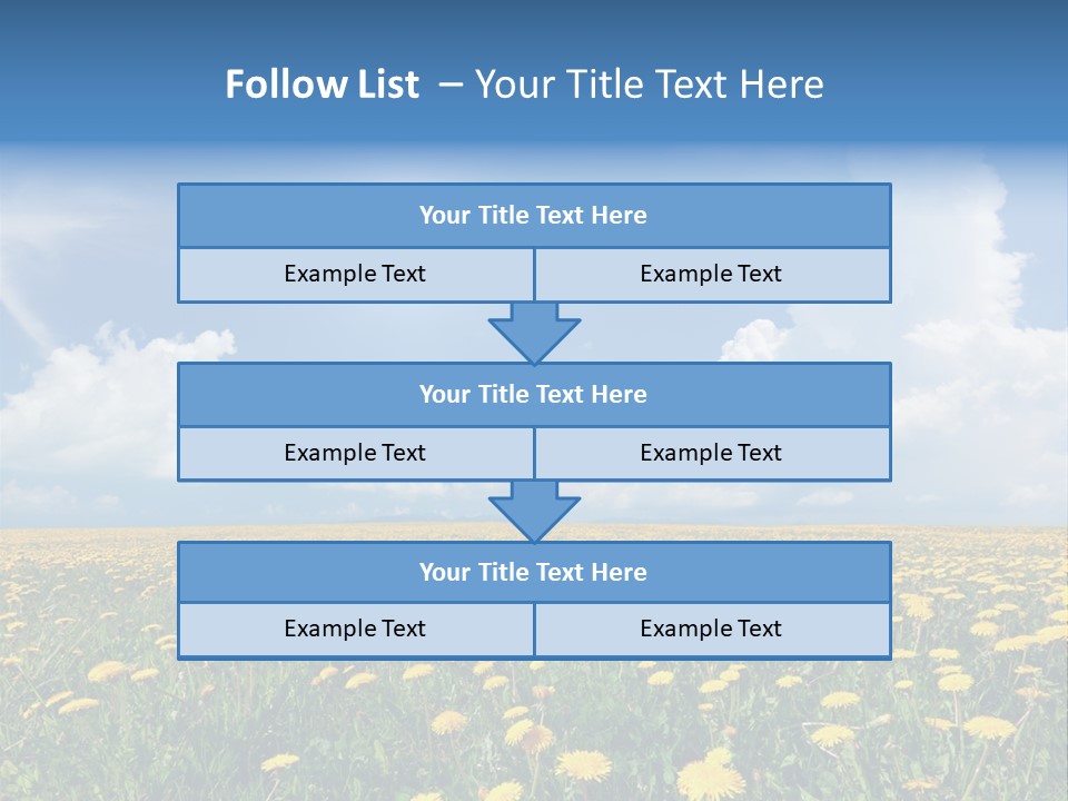Outside Summer White PowerPoint Template