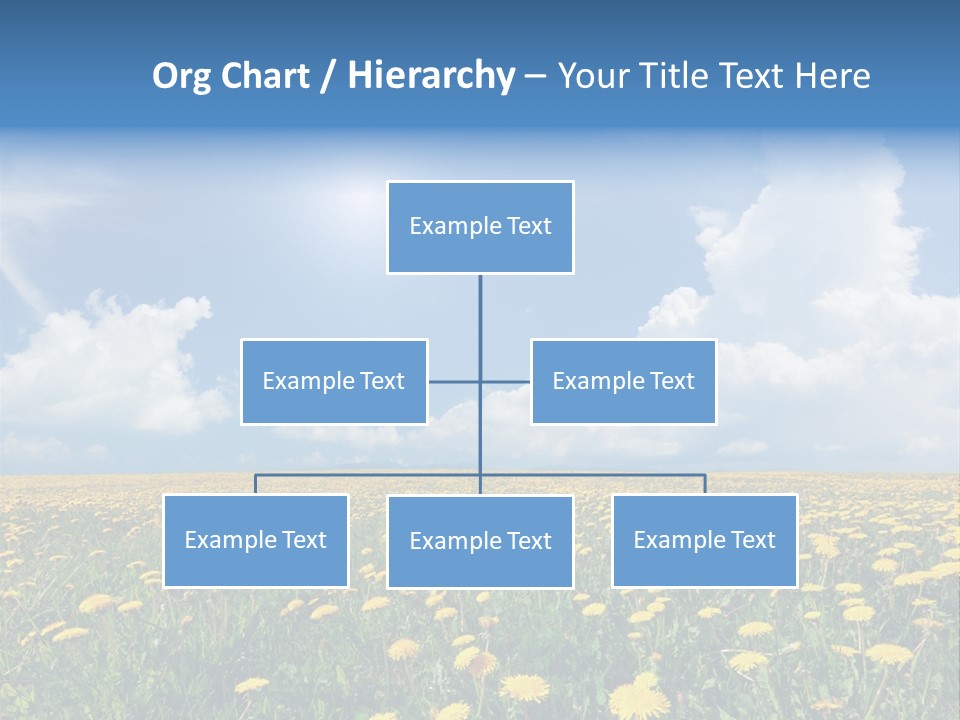 Outside Summer White PowerPoint Template