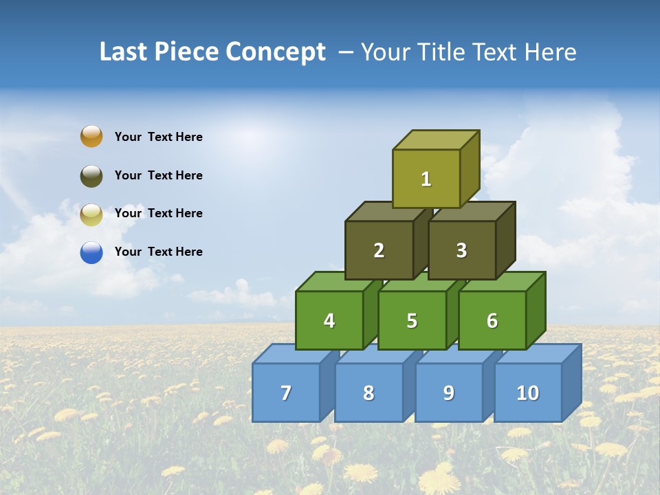 Outside Summer White PowerPoint Template