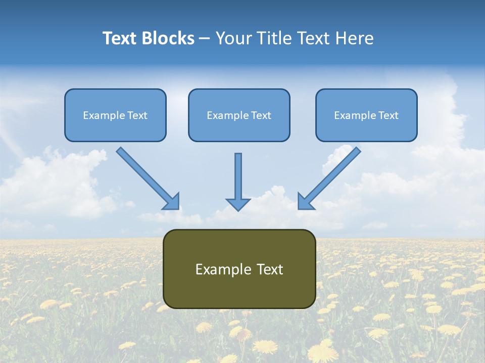 Outside Summer White PowerPoint Template