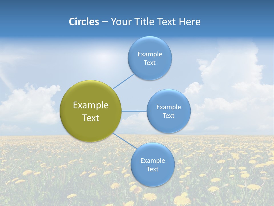 Outside Summer White PowerPoint Template