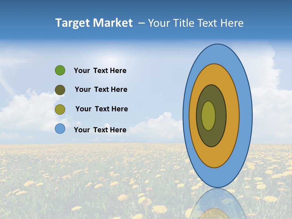 Outside Summer White PowerPoint Template