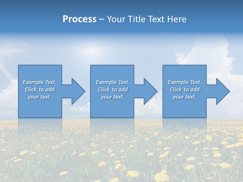 Outside Summer White PowerPoint Template