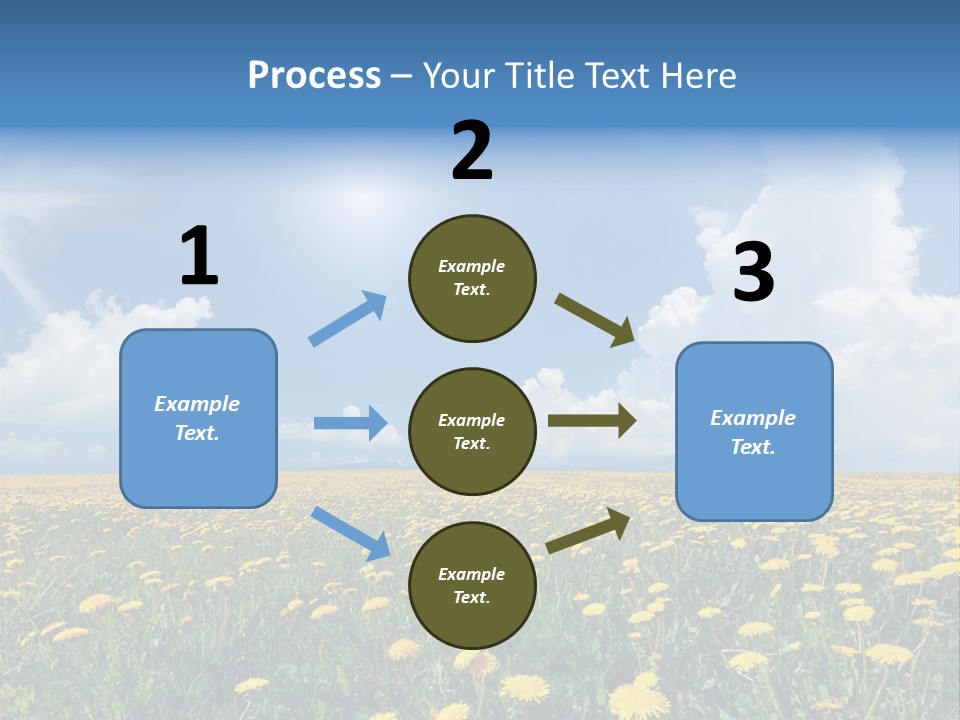 Outside Summer White PowerPoint Template