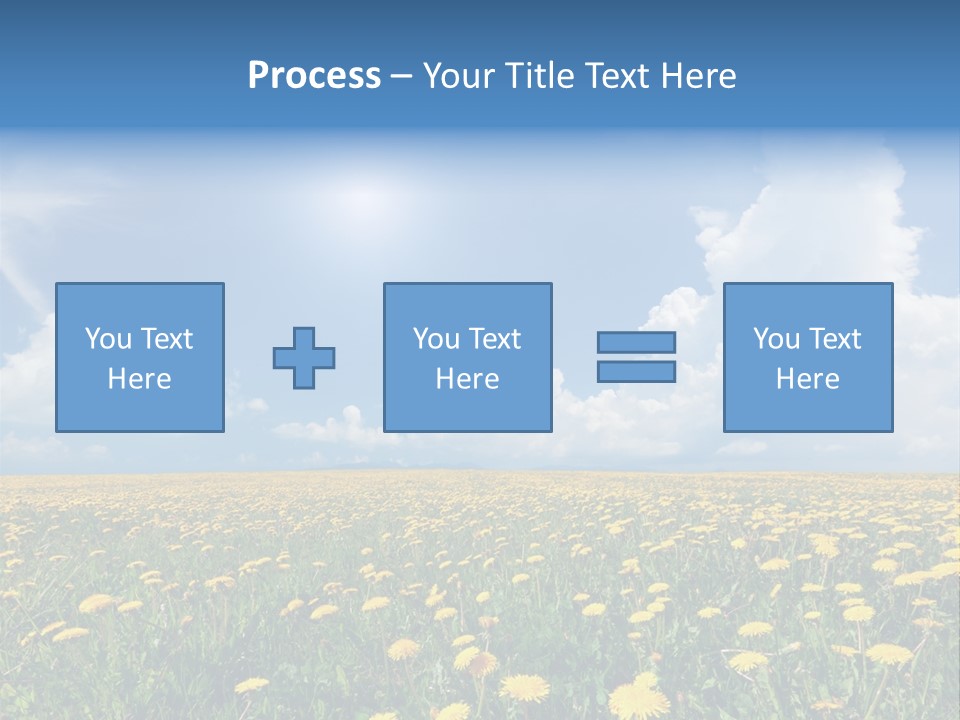 Outside Summer White PowerPoint Template