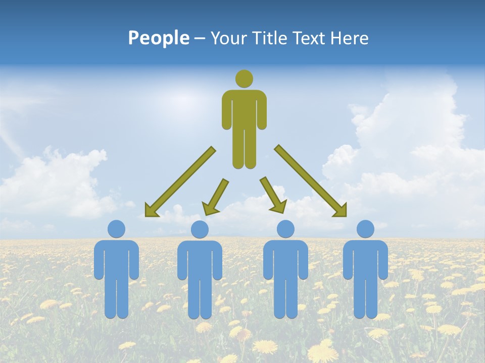 Outside Summer White PowerPoint Template