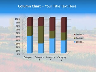 Vegetation Design Blue PowerPoint Template