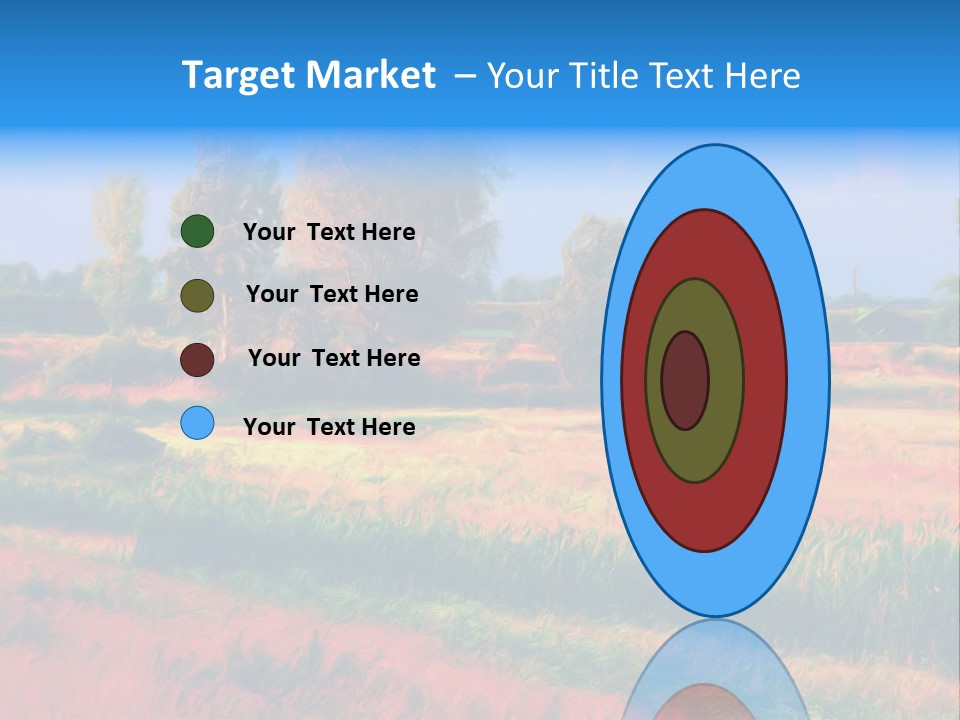 Vegetation Design Blue PowerPoint Template