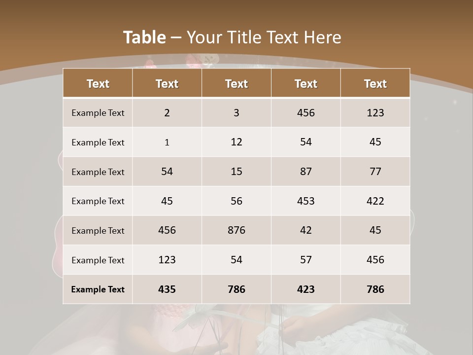 Cheerful Magic Girl PowerPoint Template