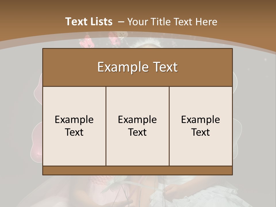 Cheerful Magic Girl PowerPoint Template