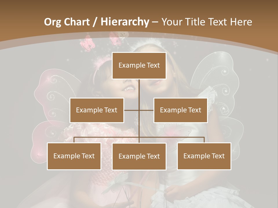 Cheerful Magic Girl PowerPoint Template