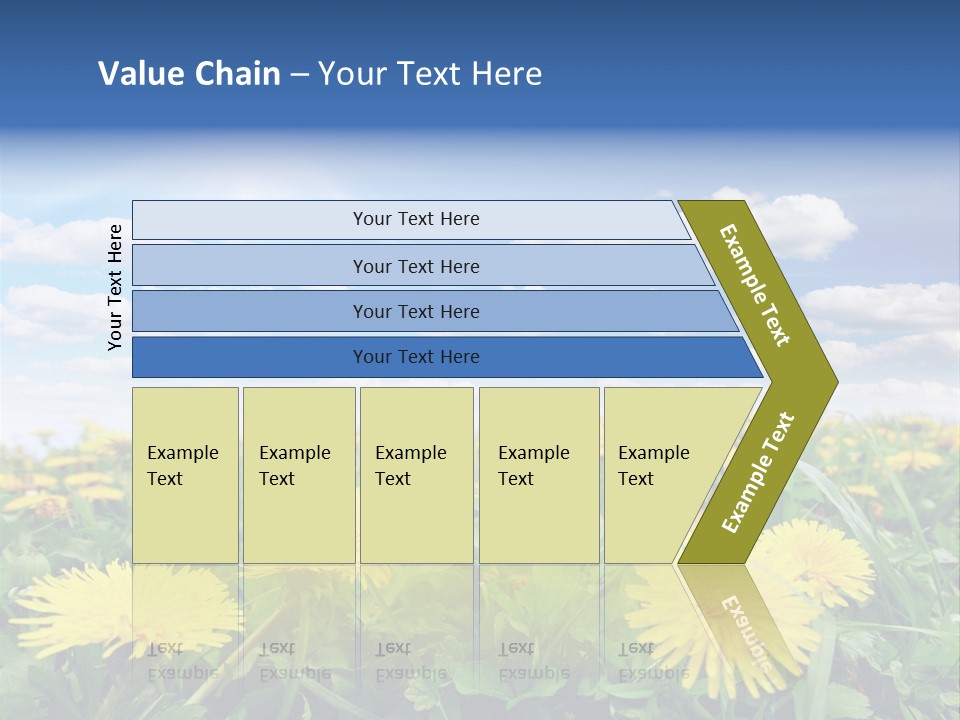 Blue Bright Sky PowerPoint Template