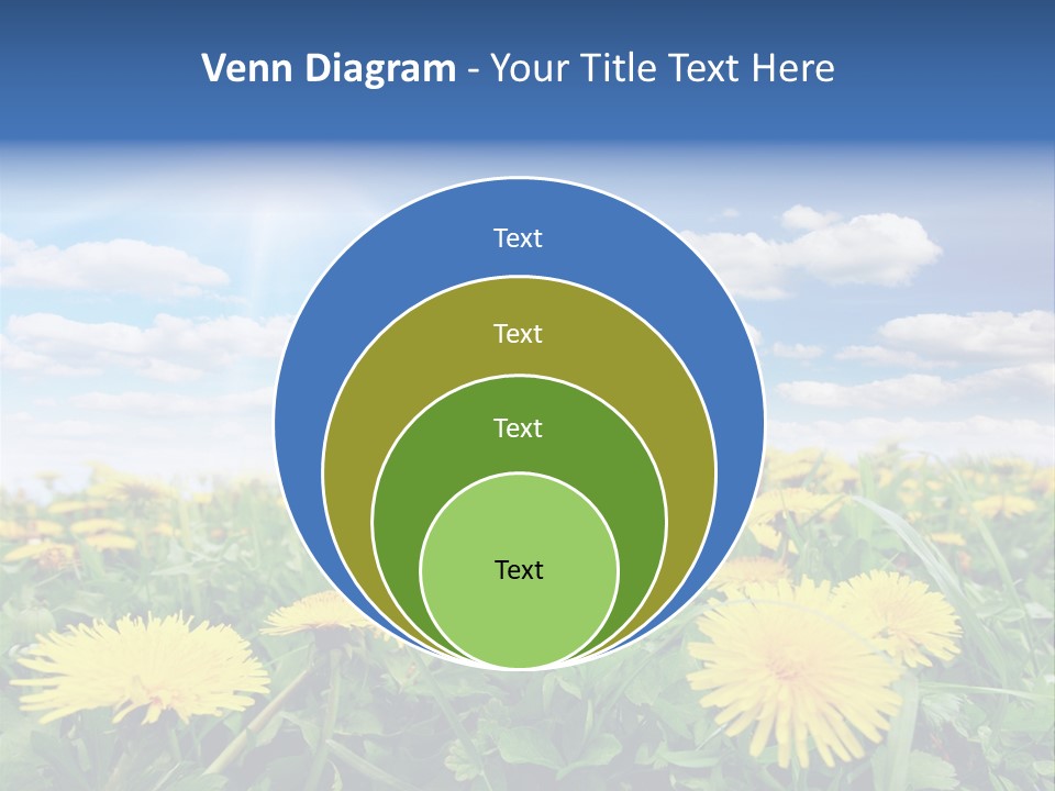 Blue Bright Sky PowerPoint Template