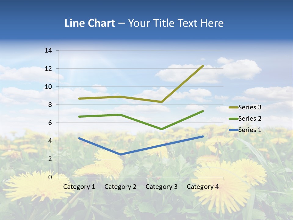 Blue Bright Sky PowerPoint Template