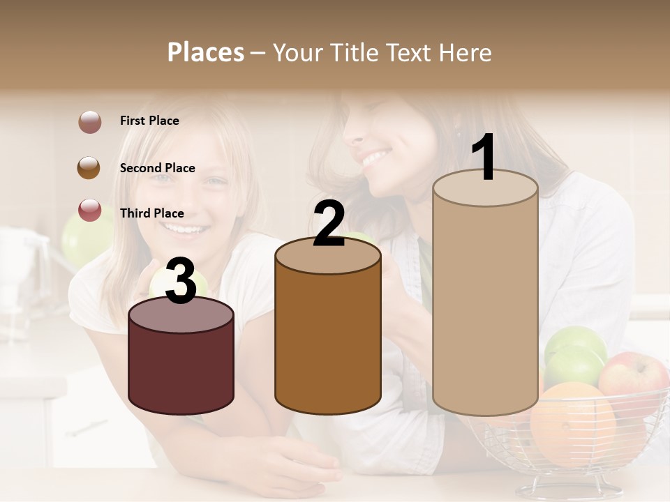 Feeding Beauty Mother PowerPoint Template