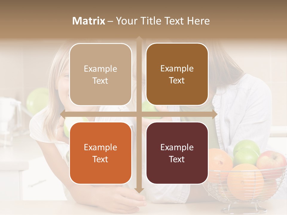 Feeding Beauty Mother PowerPoint Template