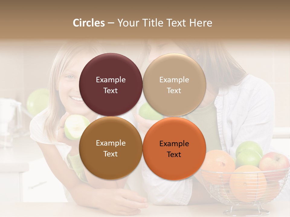 Feeding Beauty Mother PowerPoint Template