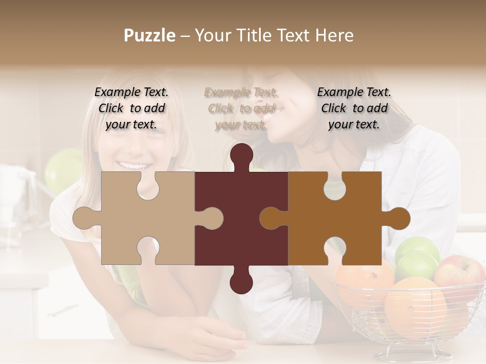 Feeding Beauty Mother PowerPoint Template