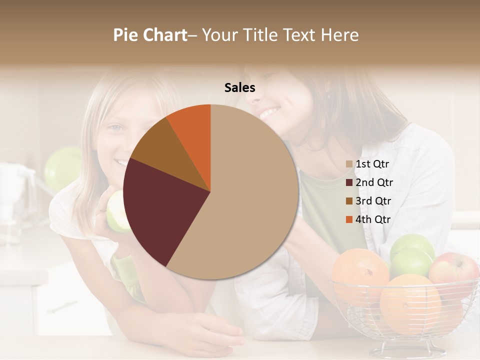 Feeding Beauty Mother PowerPoint Template
