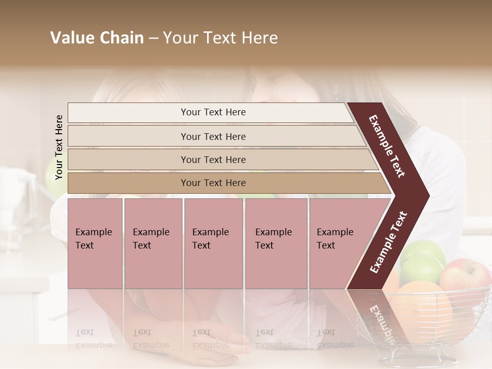 Feeding Beauty Mother PowerPoint Template