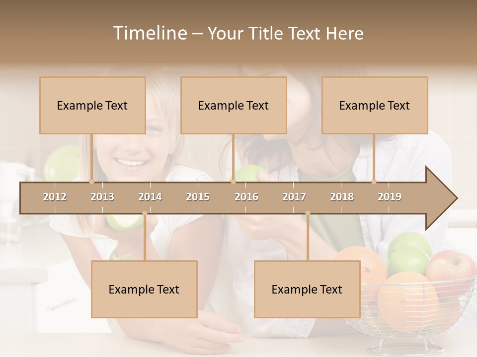 Feeding Beauty Mother PowerPoint Template