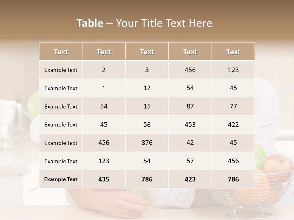 Feeding Beauty Mother PowerPoint Template