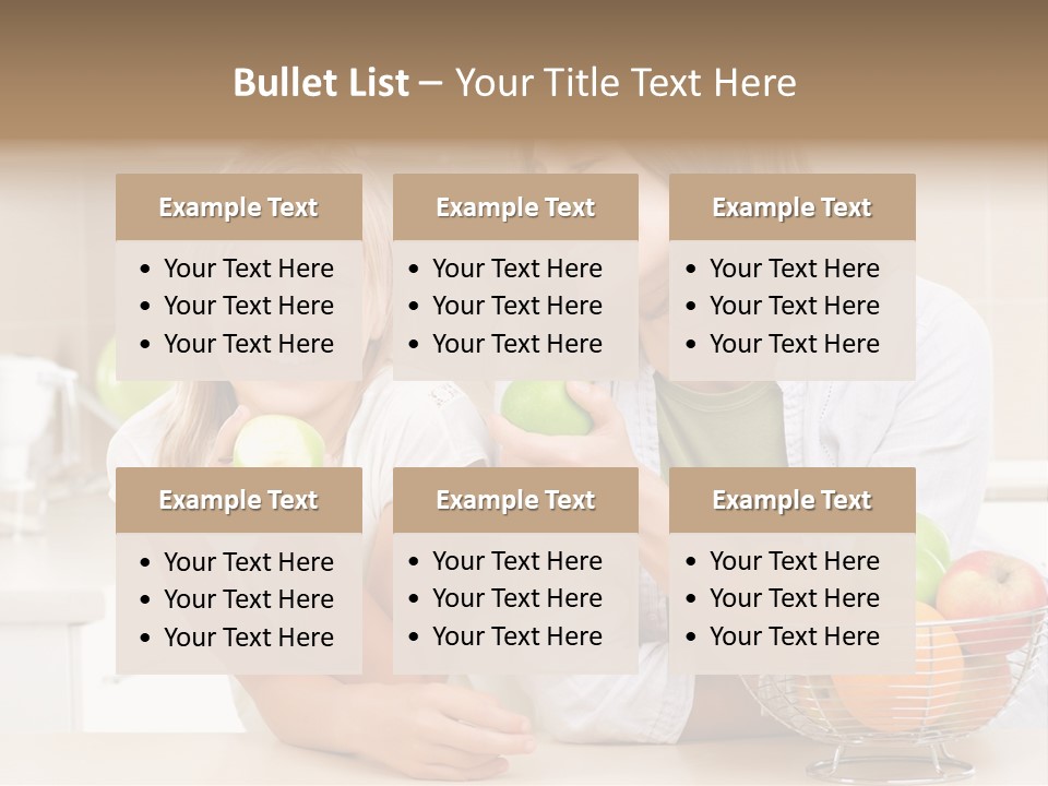 Feeding Beauty Mother PowerPoint Template