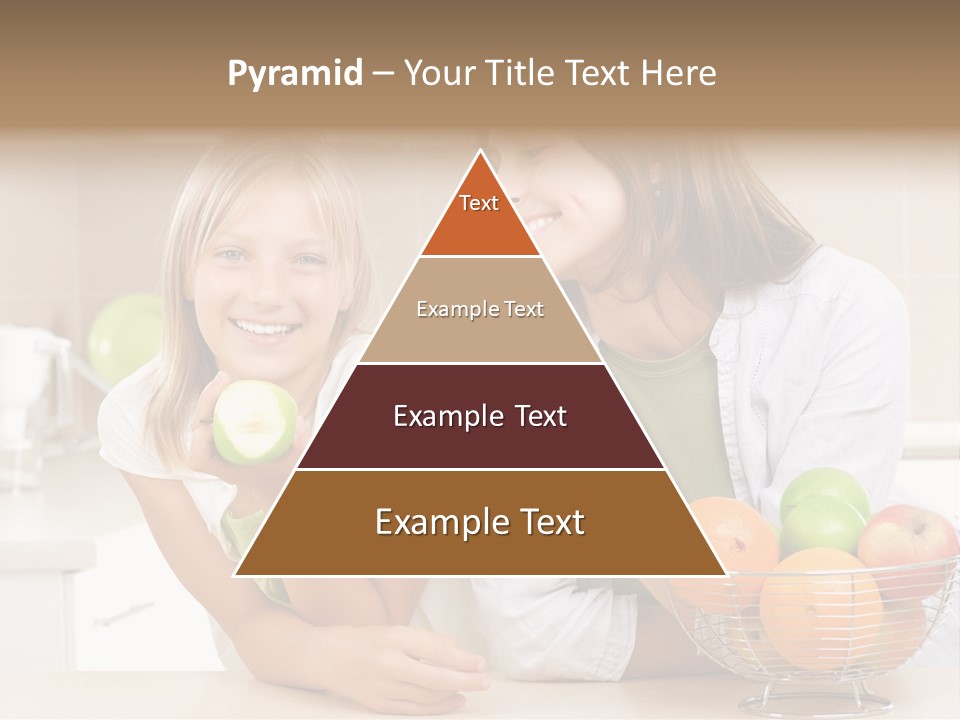 Feeding Beauty Mother PowerPoint Template