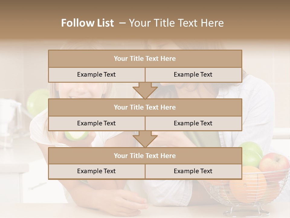 Feeding Beauty Mother PowerPoint Template