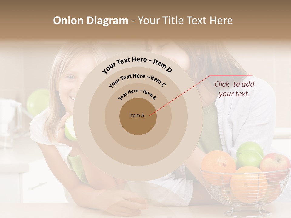 Feeding Beauty Mother PowerPoint Template