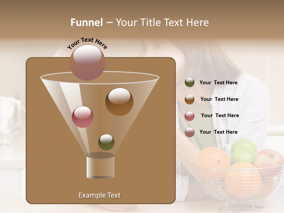 Feeding Beauty Mother PowerPoint Template