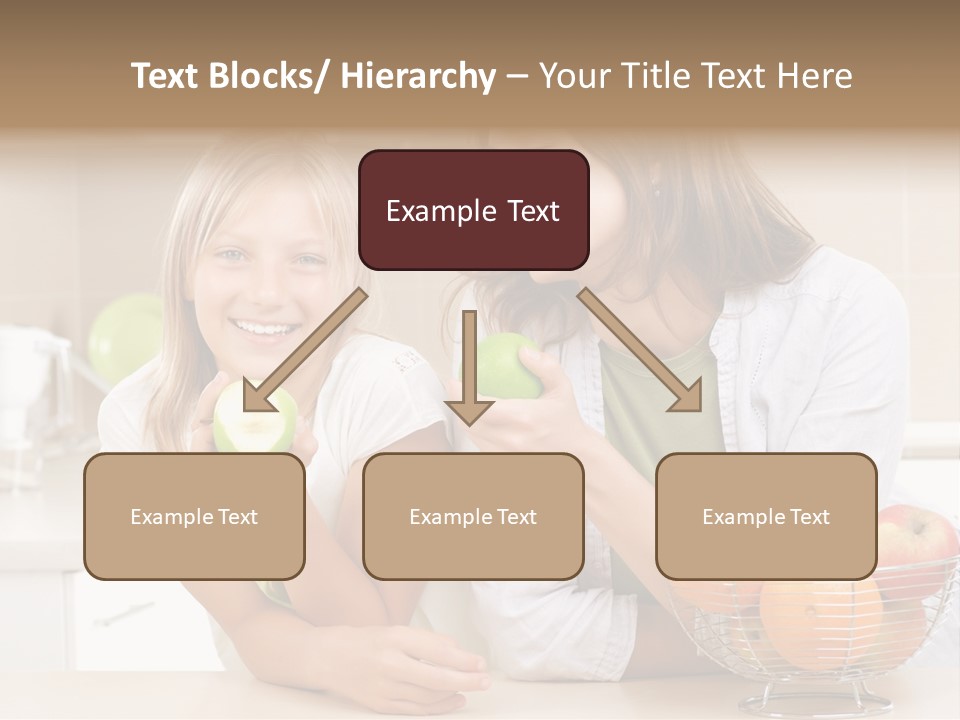Feeding Beauty Mother PowerPoint Template