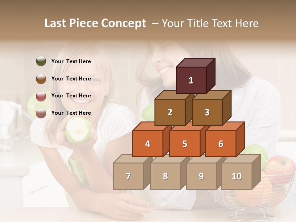 Feeding Beauty Mother PowerPoint Template