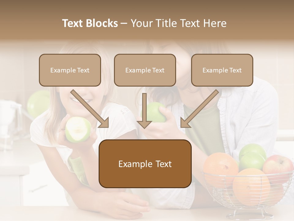Feeding Beauty Mother PowerPoint Template
