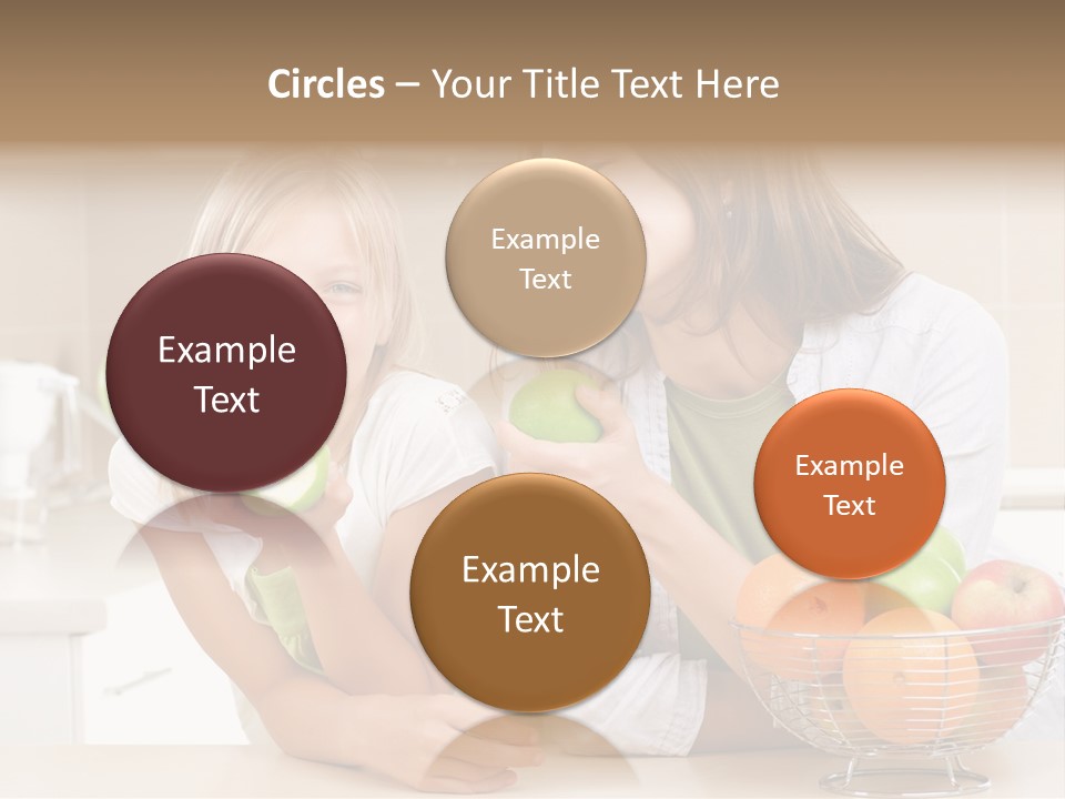 Feeding Beauty Mother PowerPoint Template