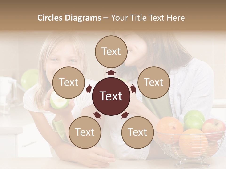 Feeding Beauty Mother PowerPoint Template