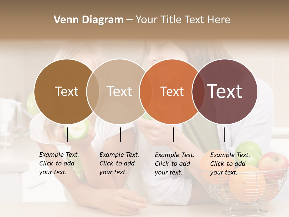 Feeding Beauty Mother PowerPoint Template