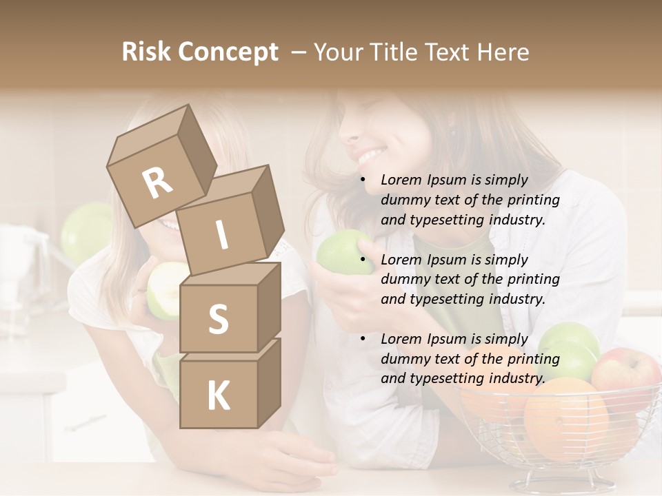 Feeding Beauty Mother PowerPoint Template