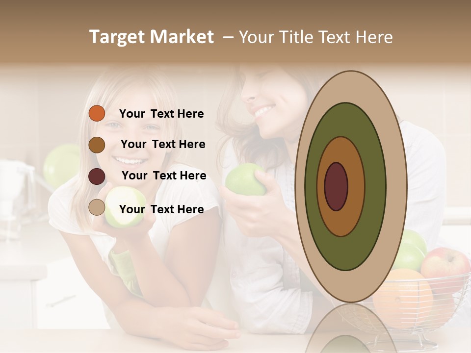 Feeding Beauty Mother PowerPoint Template