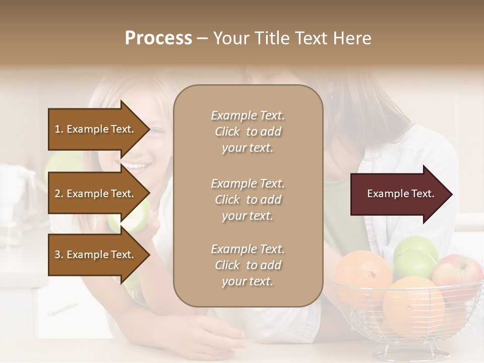 Feeding Beauty Mother PowerPoint Template