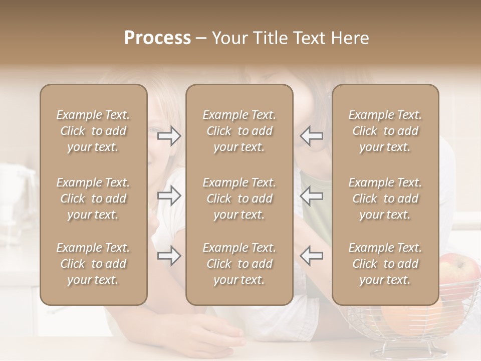 Feeding Beauty Mother PowerPoint Template