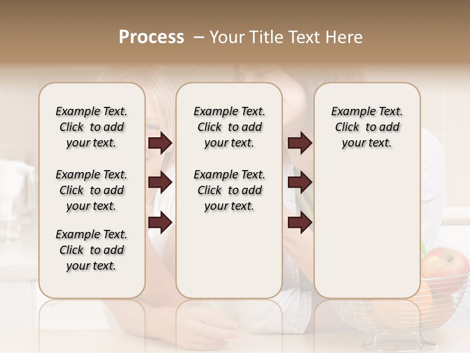 Feeding Beauty Mother PowerPoint Template