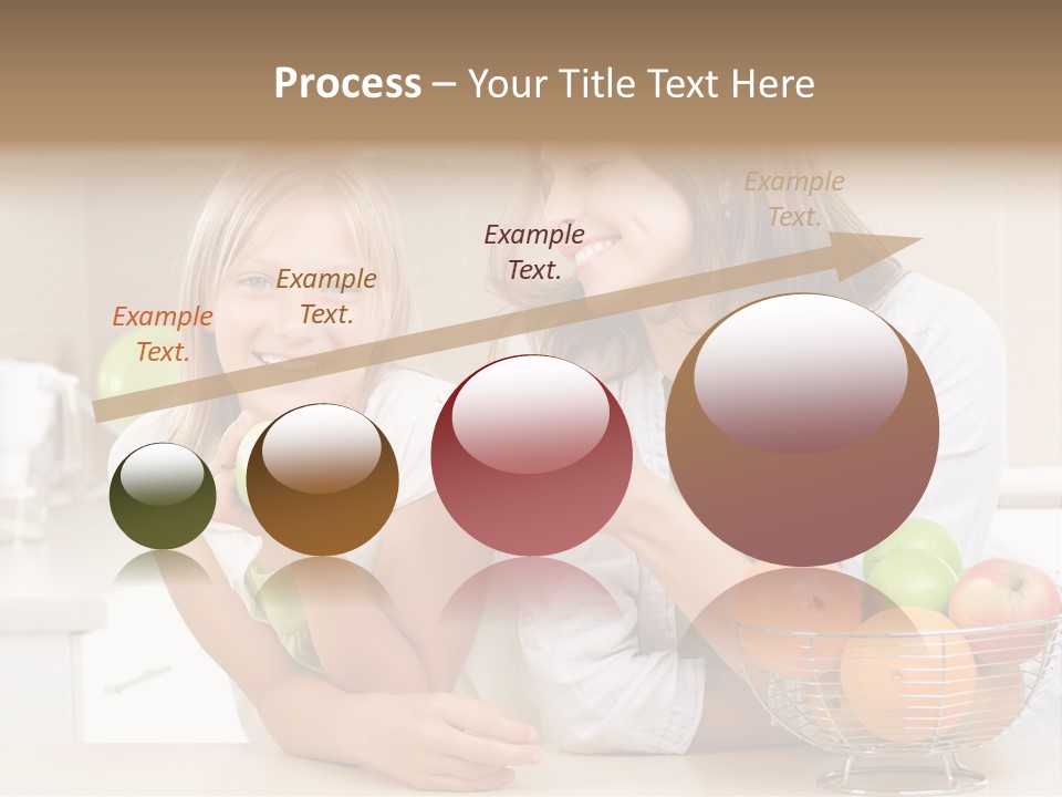 Feeding Beauty Mother PowerPoint Template