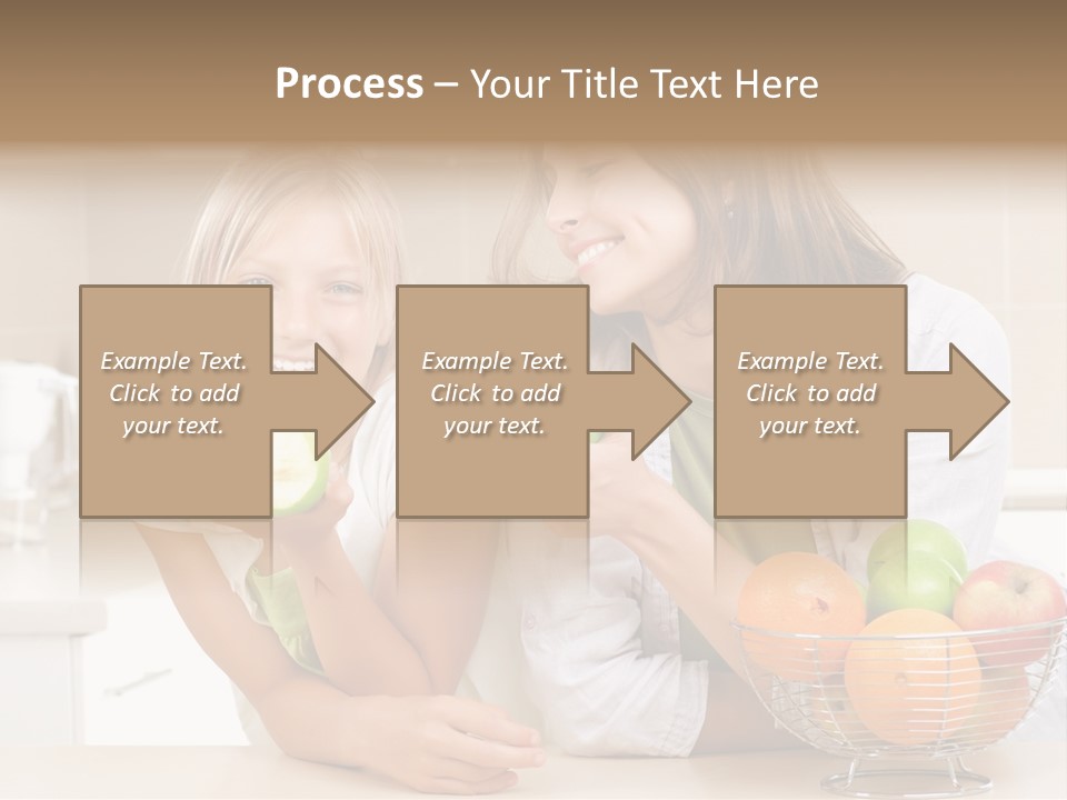 Feeding Beauty Mother PowerPoint Template